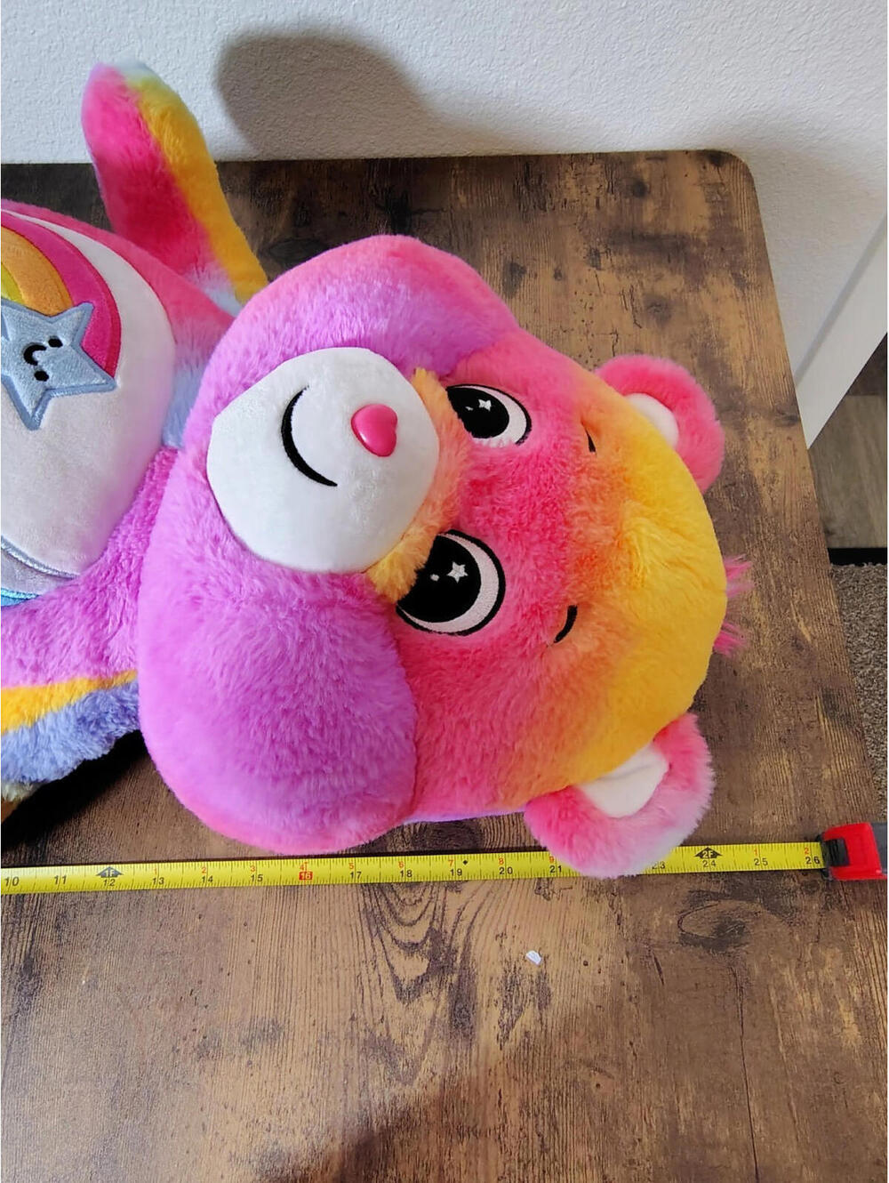Large Care Bears DARE TO CARE Rainbow Star Caring Earth Recyle Plush - Picture 6 of 8